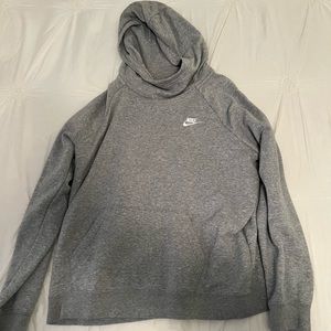 Gray Nike hoodie